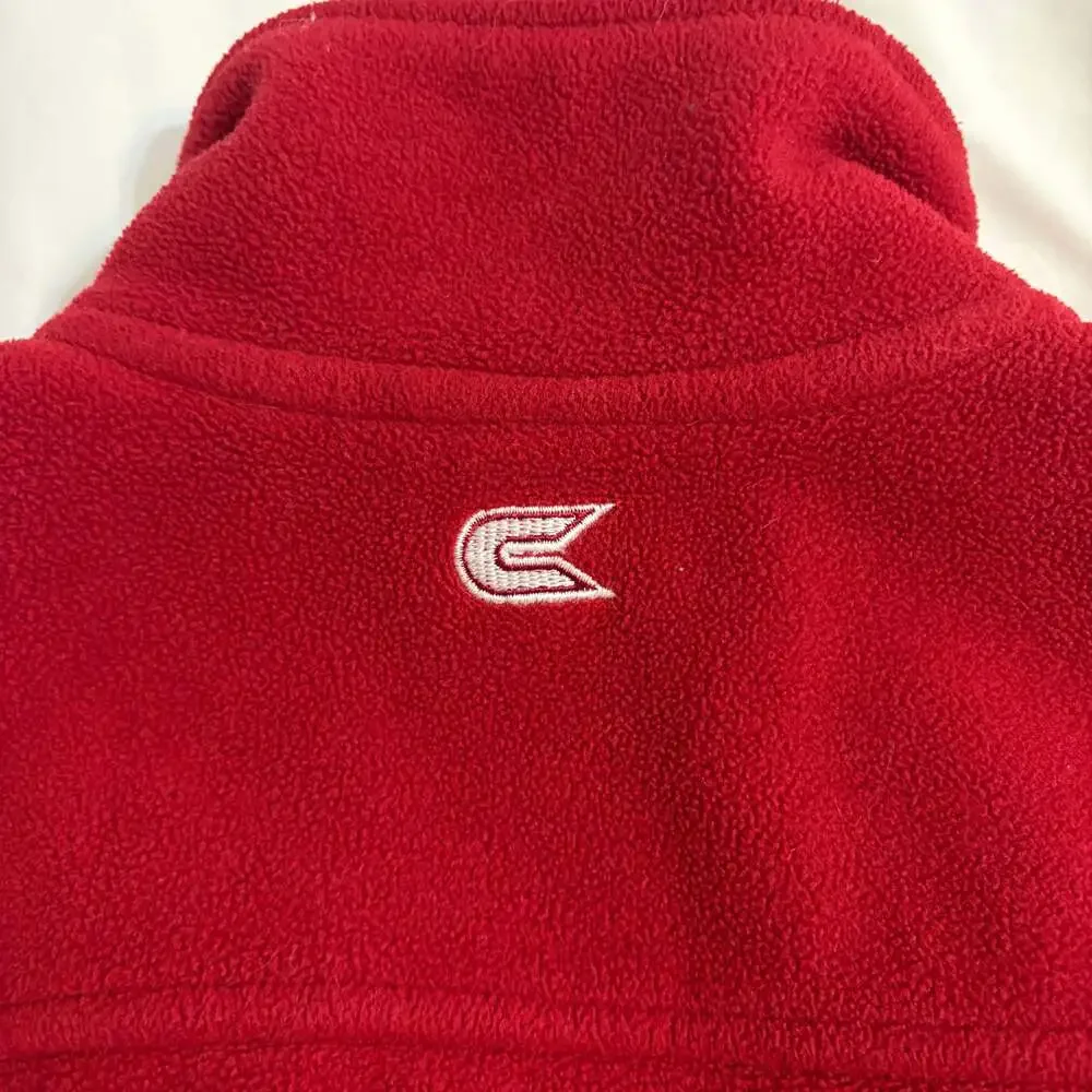 Arkansas Razorbacks Full-Zip Fleece Vest Red - Picture 6 of 6